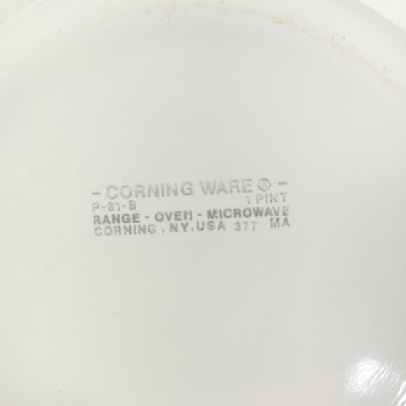 Corning Ware Blue Cornflower Bundle #P-1-B Casserole Dish #P-81-B Saucepan - Picture 6 of 8